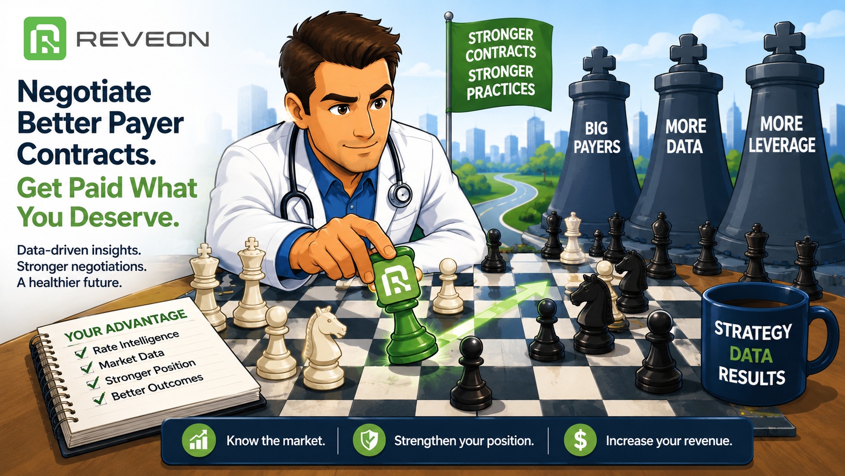 Reveon Health uses data-driven market insights to build your payer negotiation case